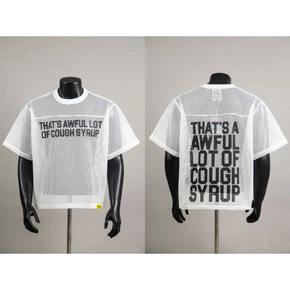 American Trend That'S a Awful Lot of Cough Syrup Short Sleeve Shirt Streetwear Distressed Flannel Pink Plaid Shirt Tops